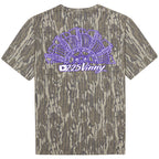 Mossy Oak White/Purple T-Shirt