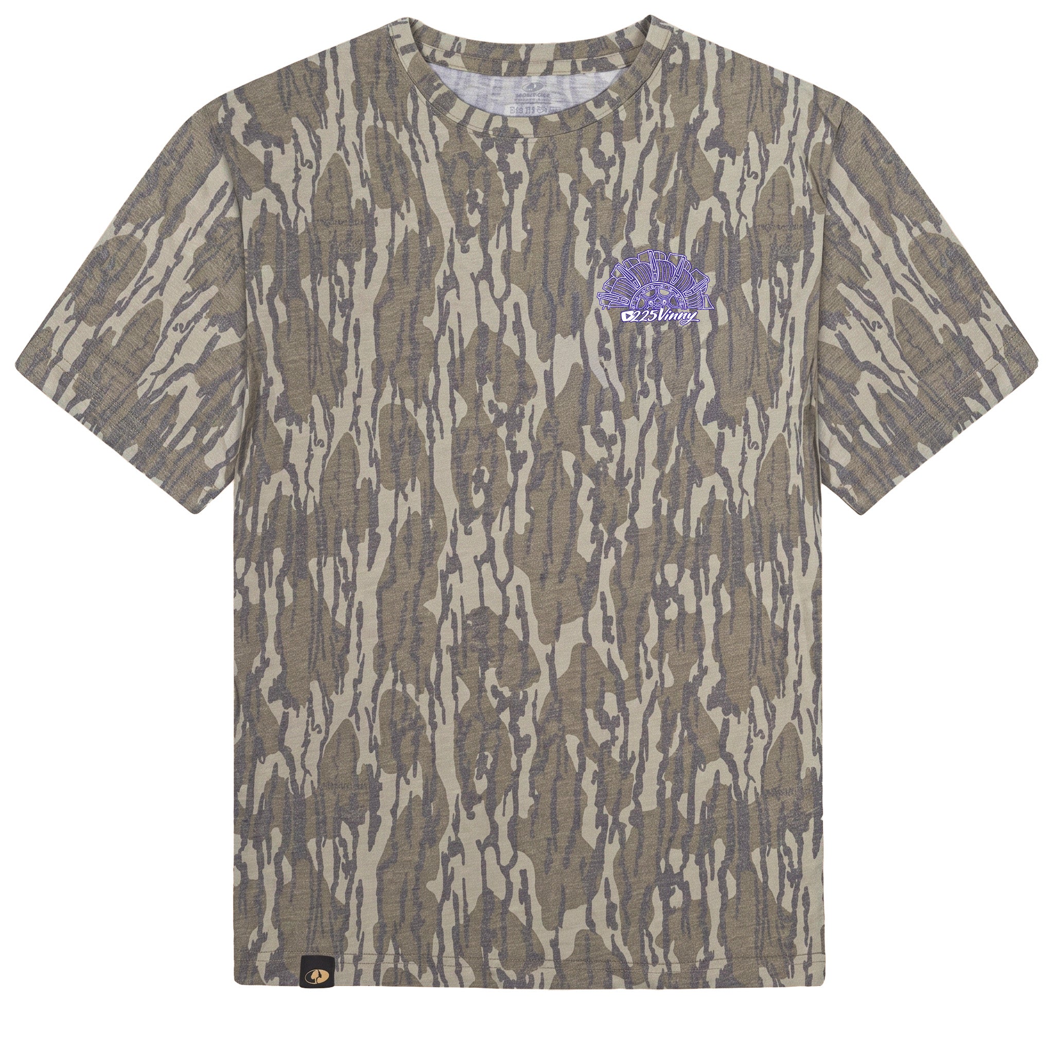 Mossy Oak White/Purple T-Shirt