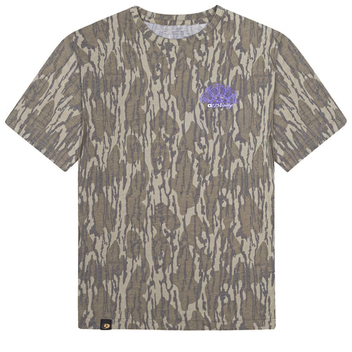 Mossy Oak White/Purple T-Shirt
