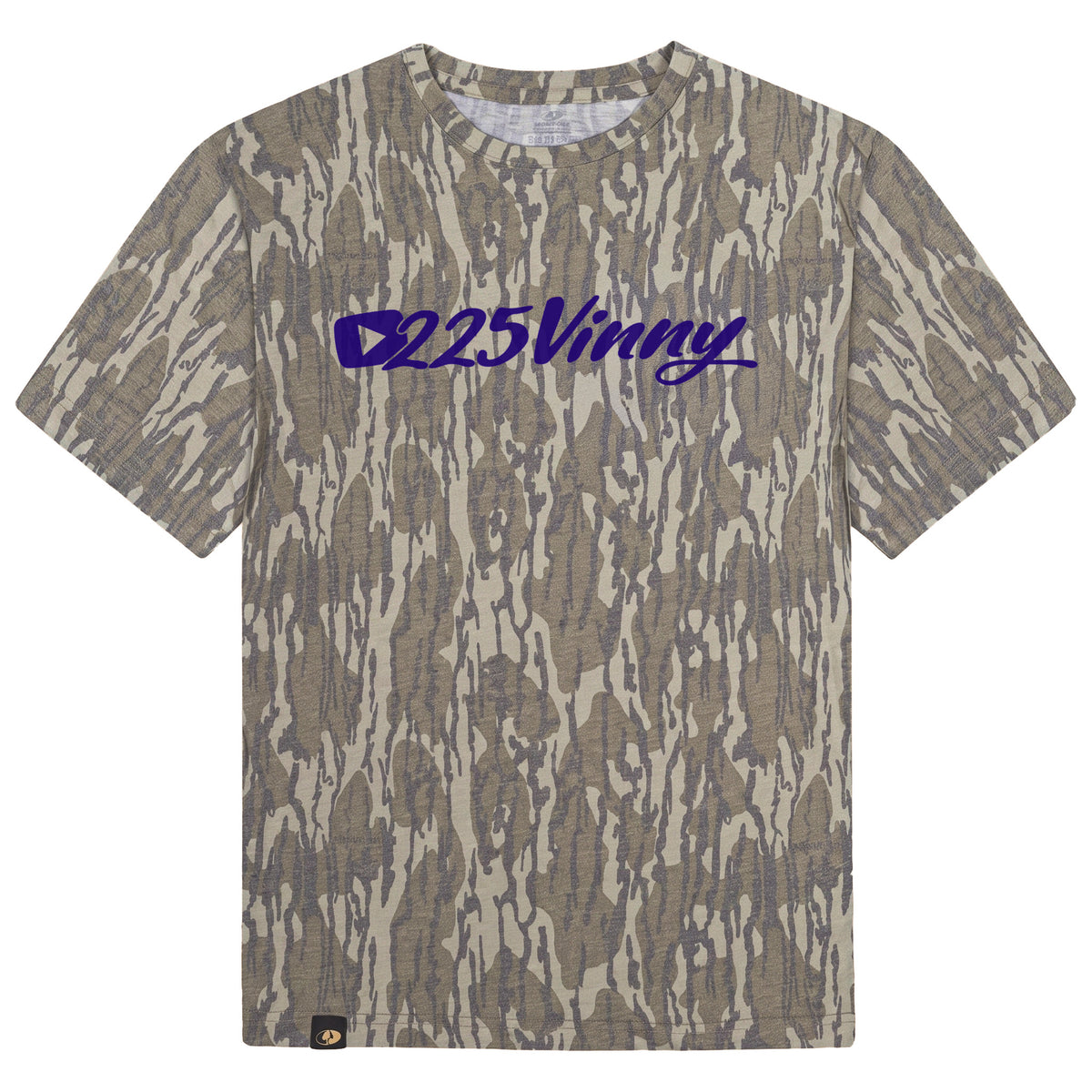 Mossy Oak Purple Logo T-Shirt